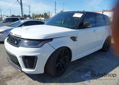 2018 Land Rover Range Rover Sport Svr z USA, uszkodzony, nr VIN SALWZ2SE7JA190288